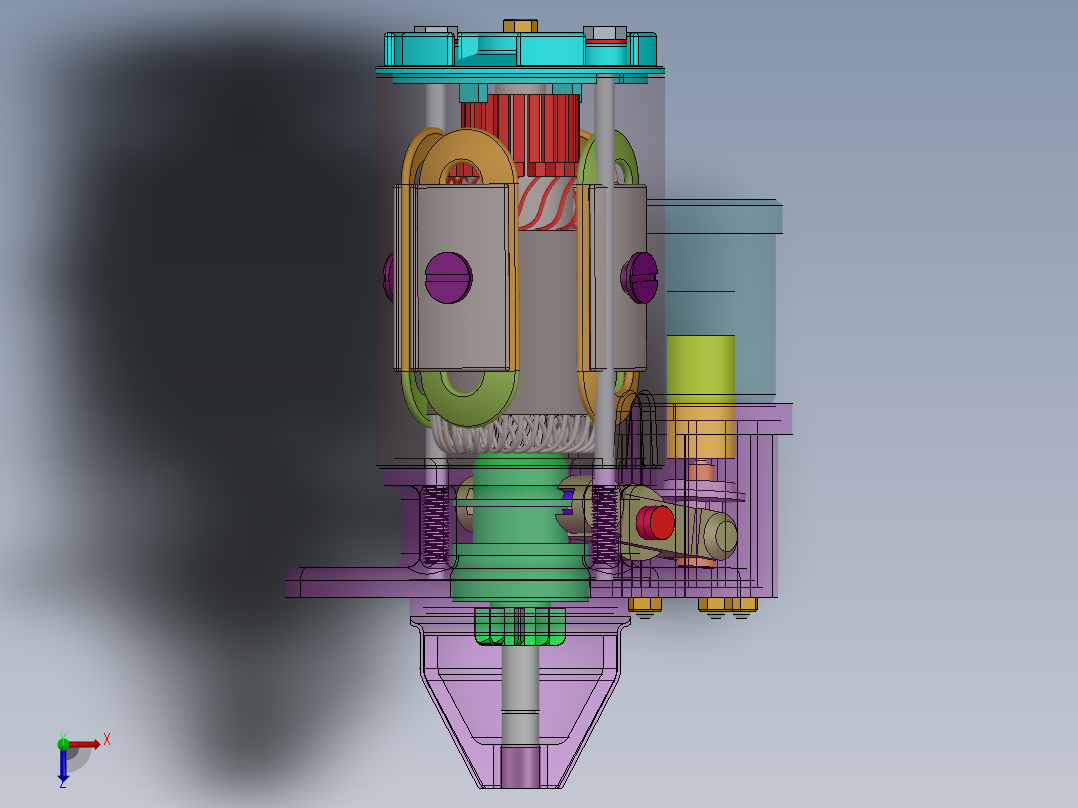 起动机(6)俯视图