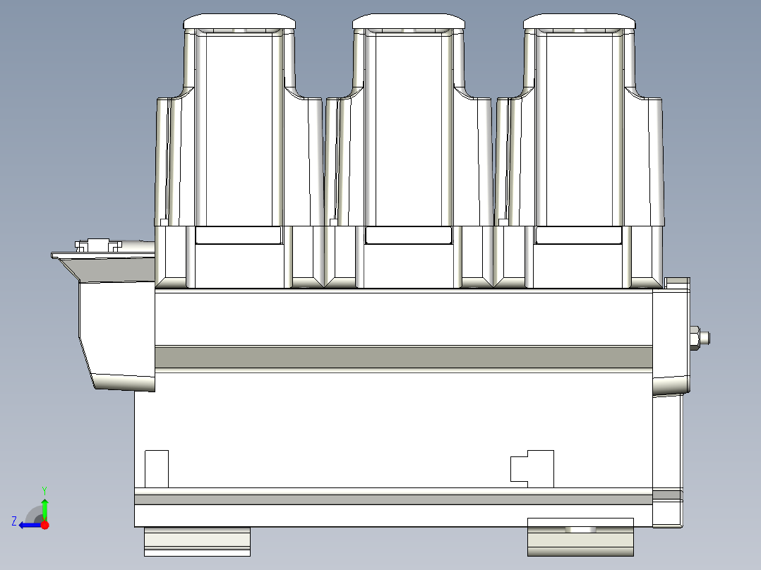 良信接触器 NDC1-630右视图
