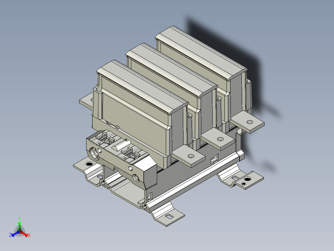 良信接触器 NDC1-630正等轴测图