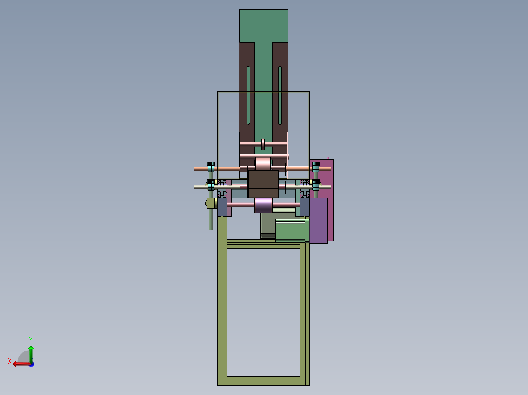 塑料瓶自动分选理料机后视图