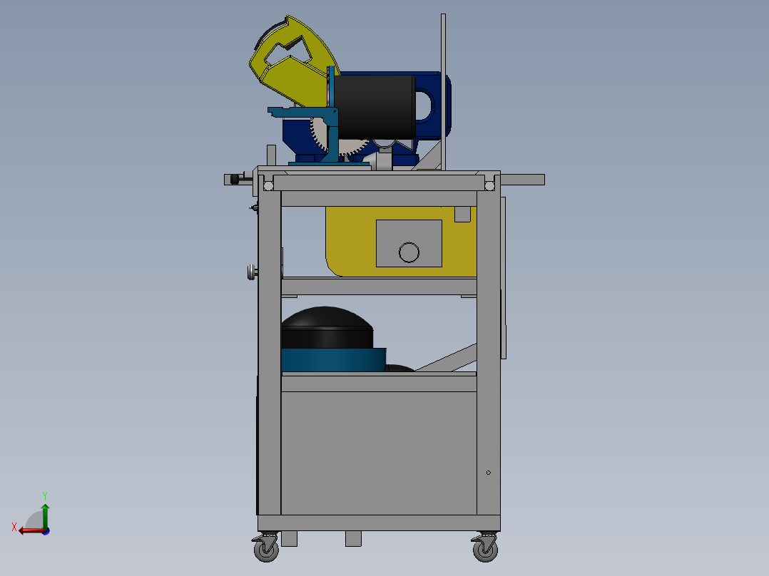 具有翻转和倾斜功能的工作台workbench-with-flip-over--sw后视图