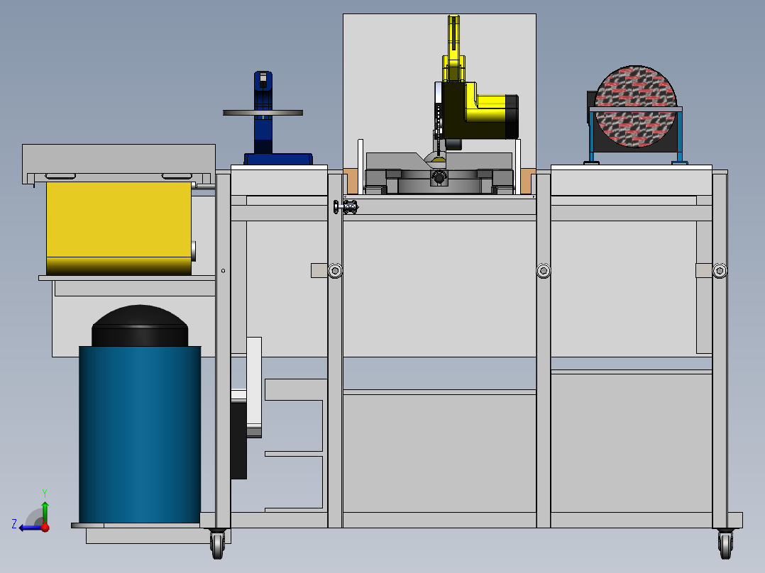 具有翻转和倾斜功能的工作台workbench-with-flip-over--sw右视图