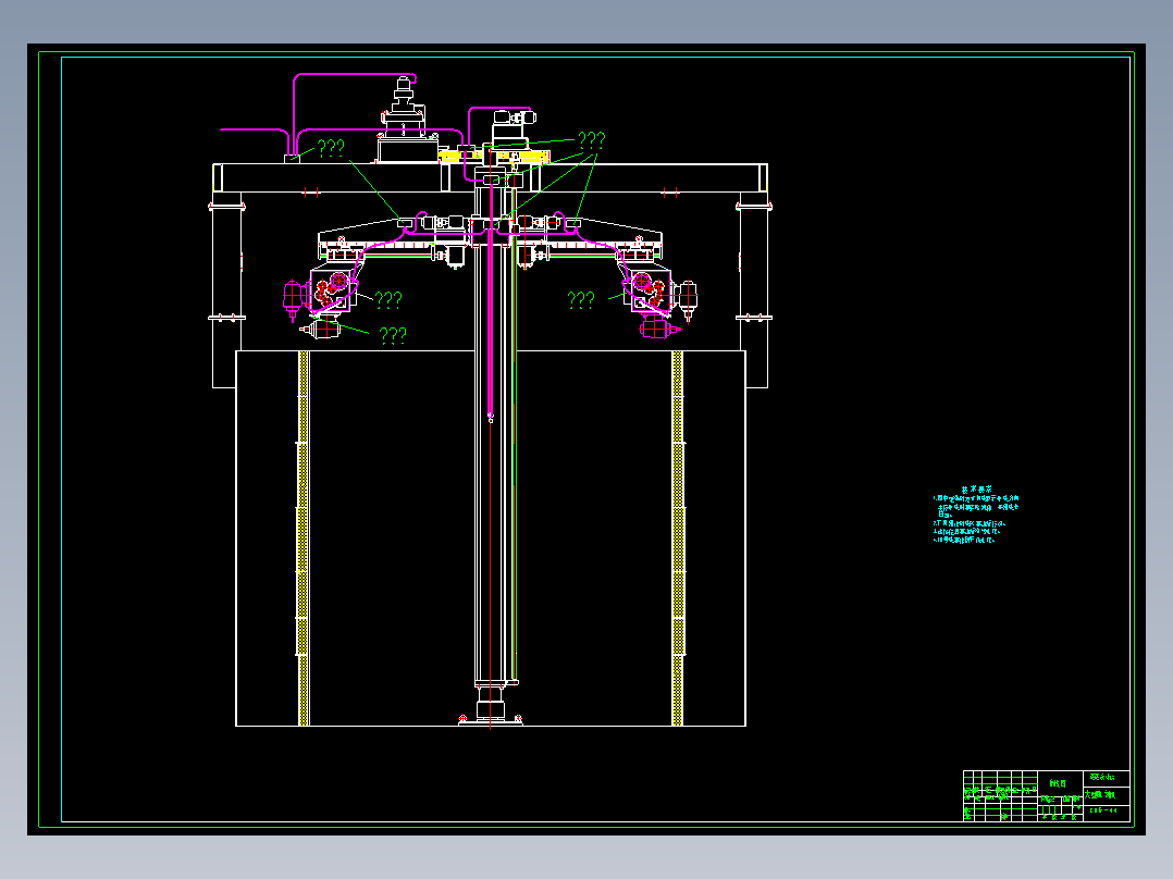 自动切割装置布线图