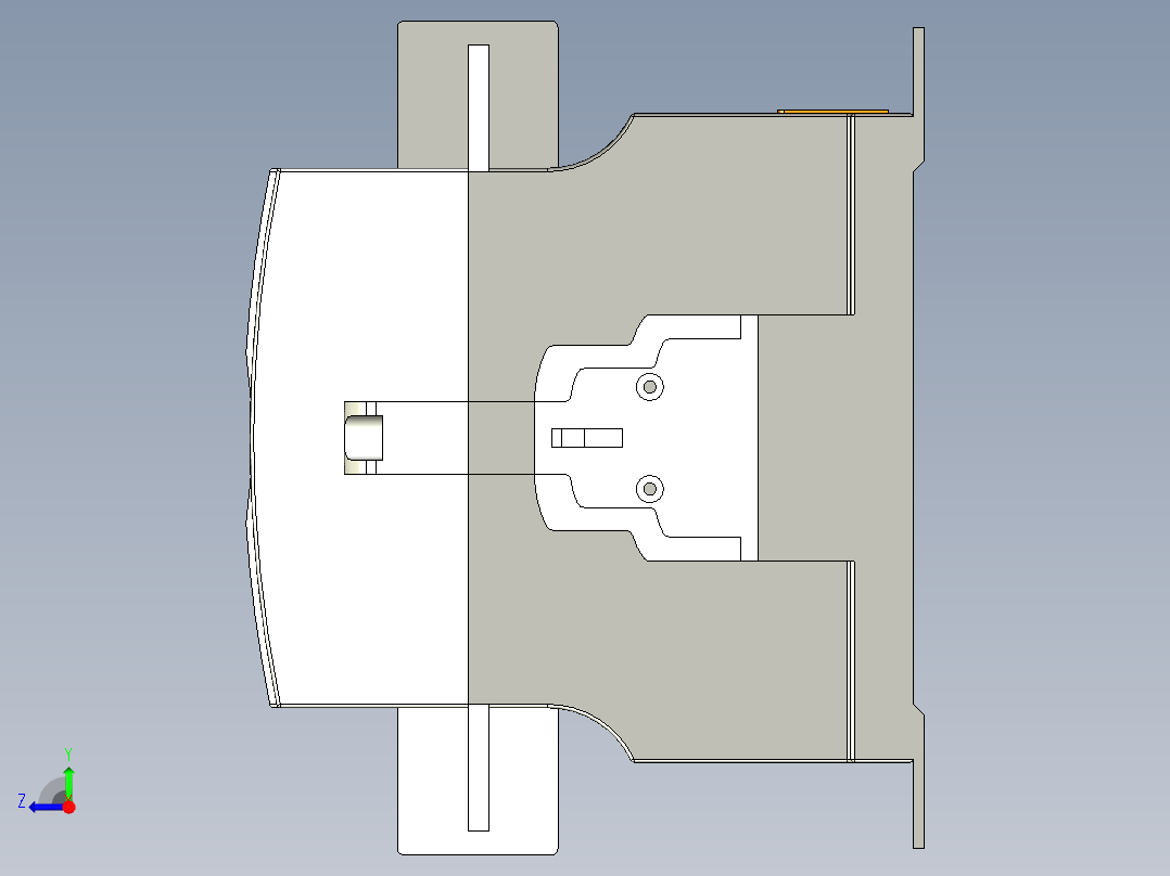 接触器CWME400_VACDC Weg右视图