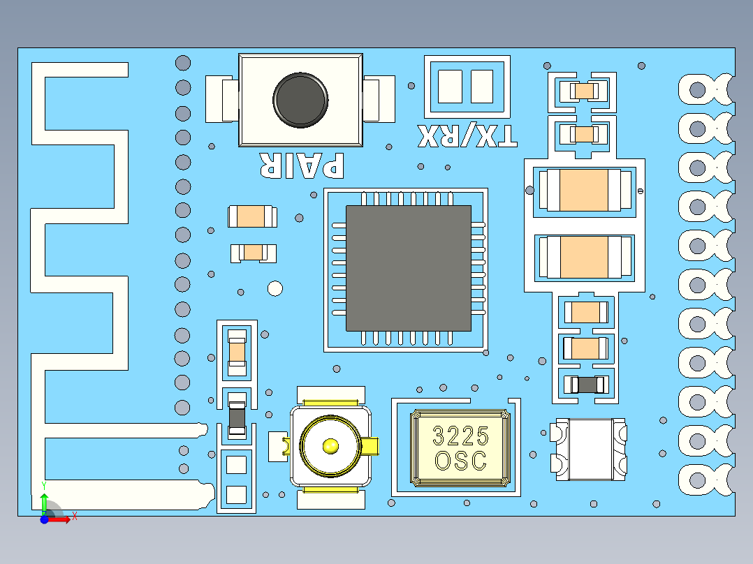 A0003910-KCX_BT_EMITTER (JL6C8 芯片组)蓝牙音频传输模块前视图