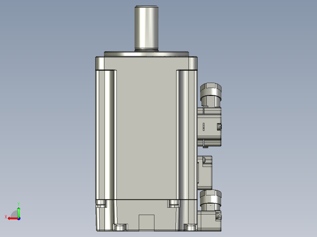伺服电机MS1H1-20B30CB-A334R后视图