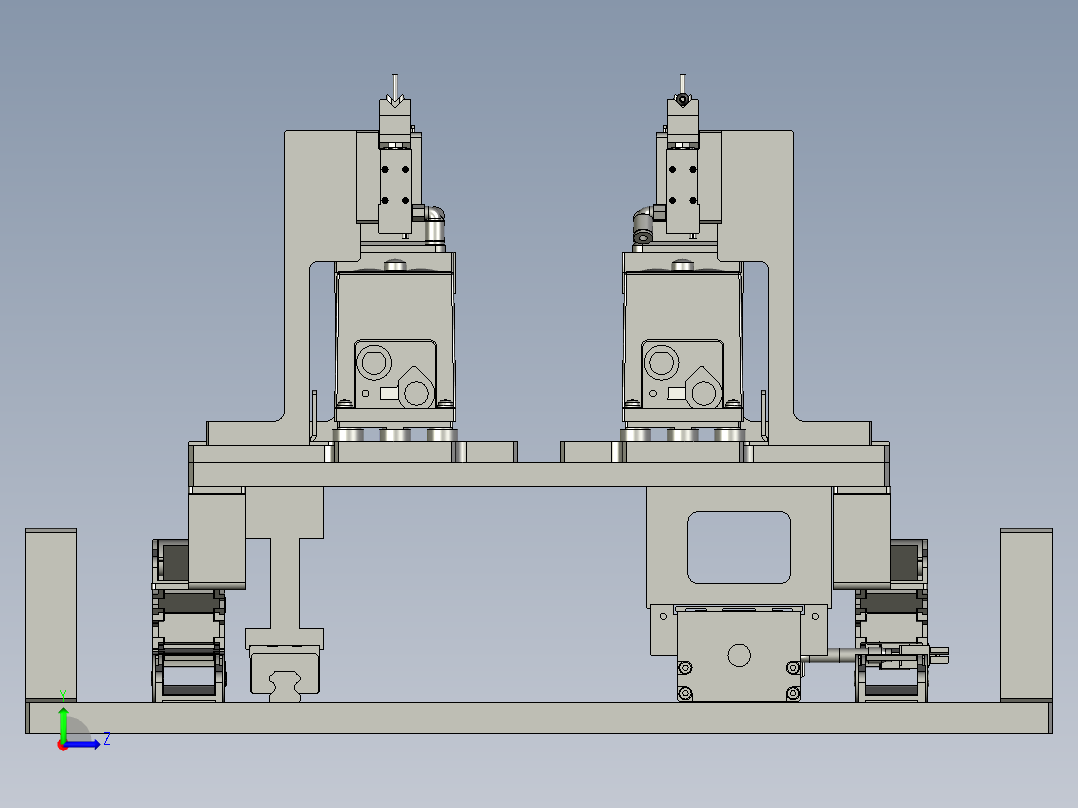 称重自动模块左视图