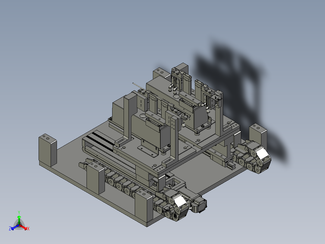 称重自动模块正等轴测图