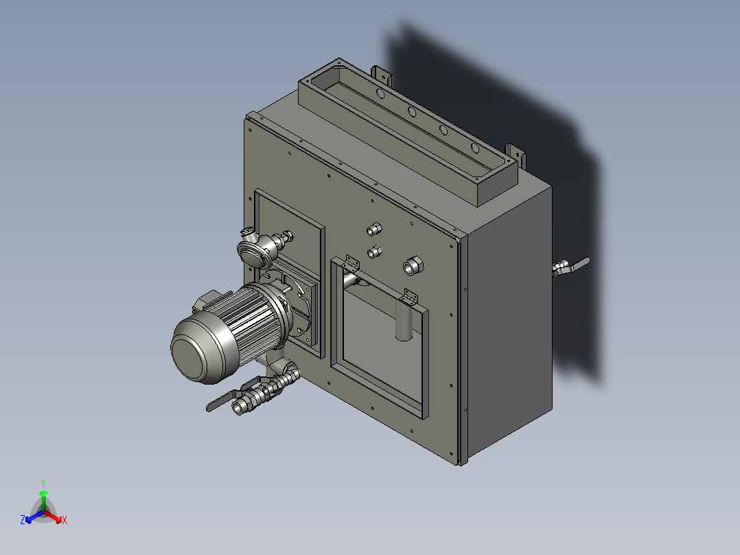 32DE-G02-12导热油箱主视图