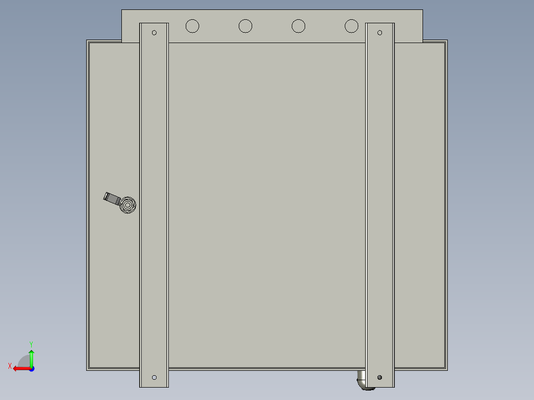 32DE-G02-12导热油箱后视图