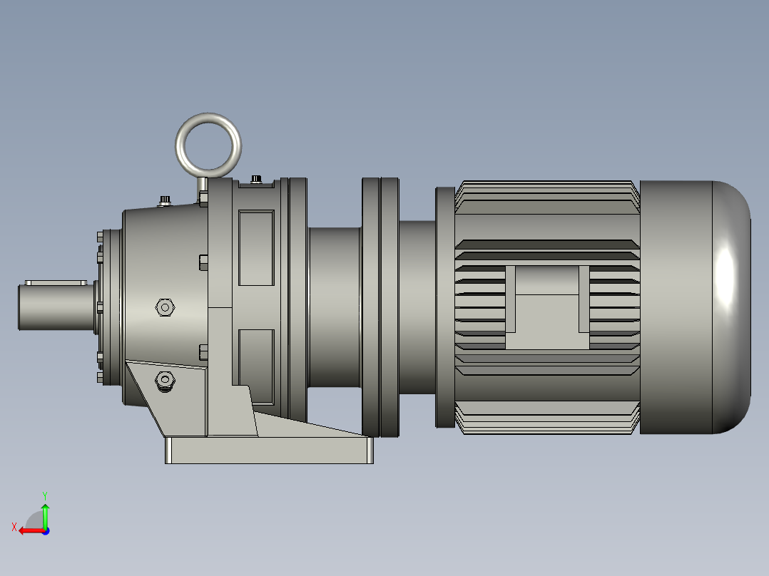 BWY单级摆线针轮减速机BWY15-35-15后视图