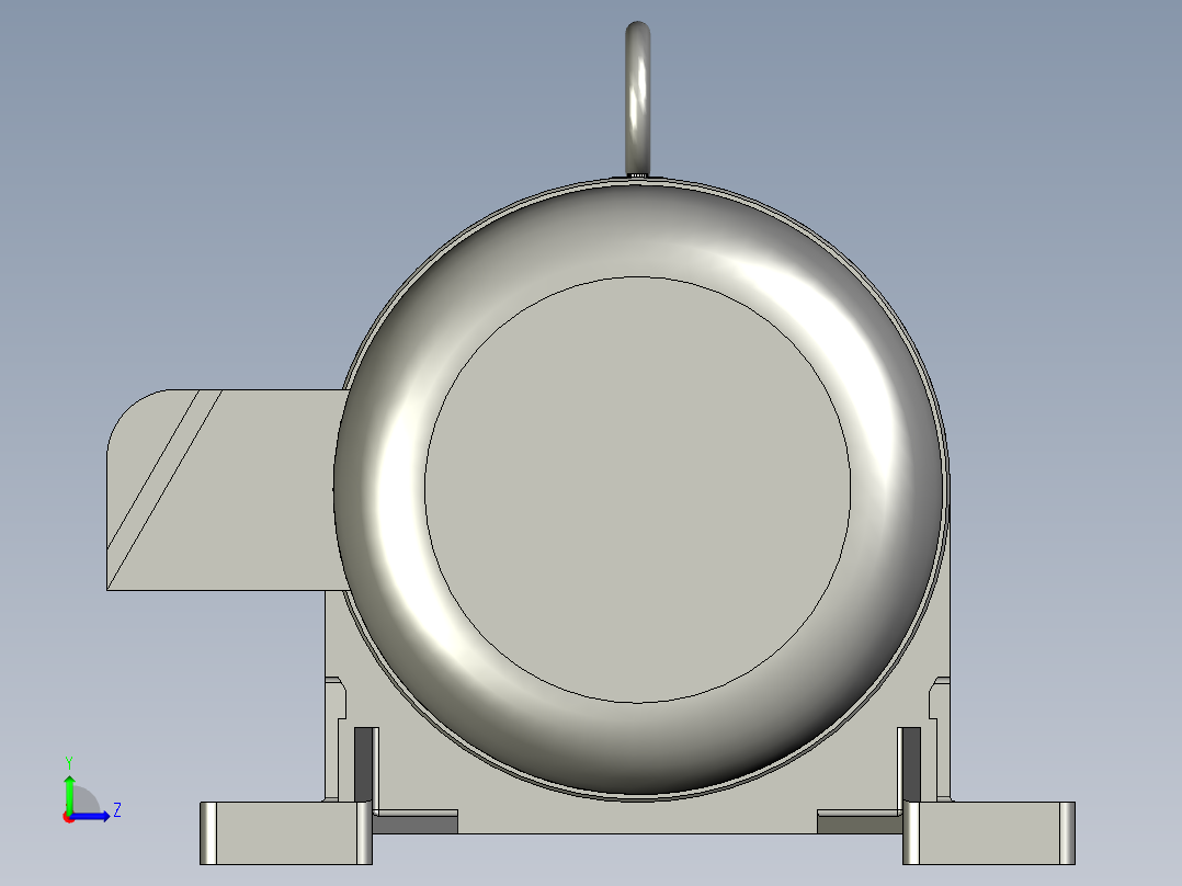 BWY单级摆线针轮减速机BWY15-35-15左视图