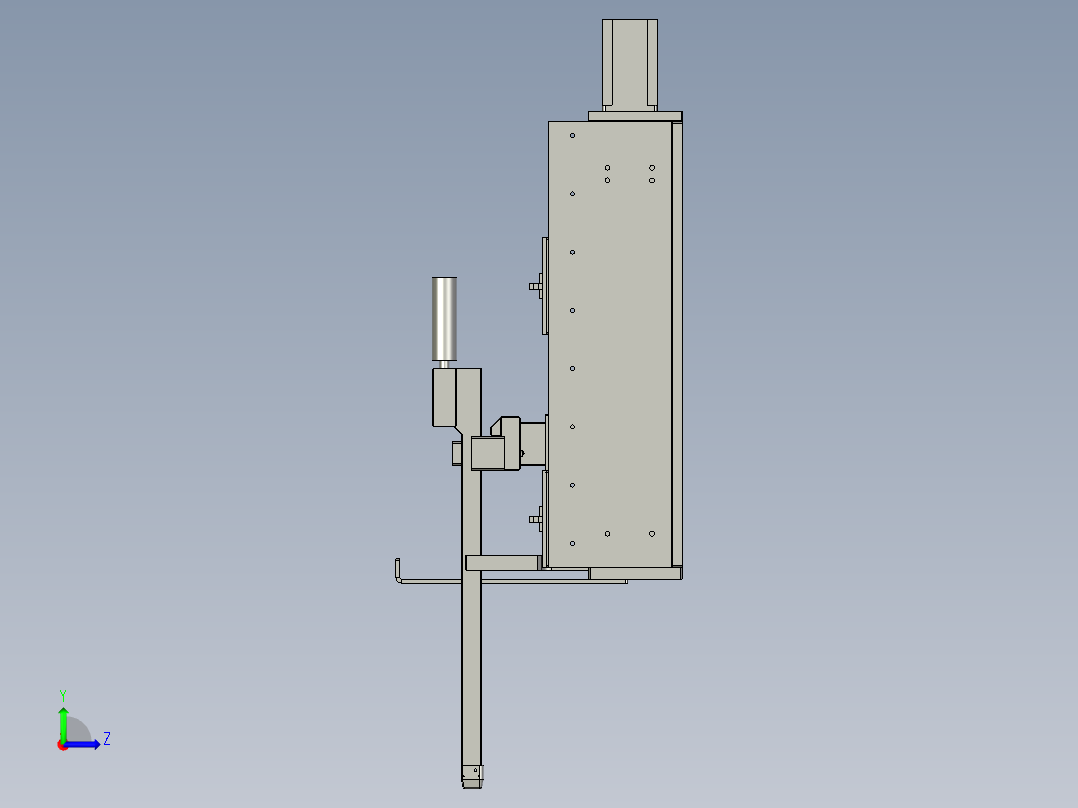 DM32A11-06-00涂油组件一左视图