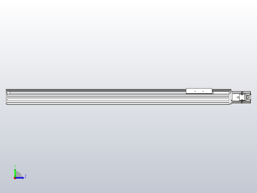日规模组半封闭丝杆TPA-HNR-140D-2010C-L850-M-C-P40-N3左视缩略图