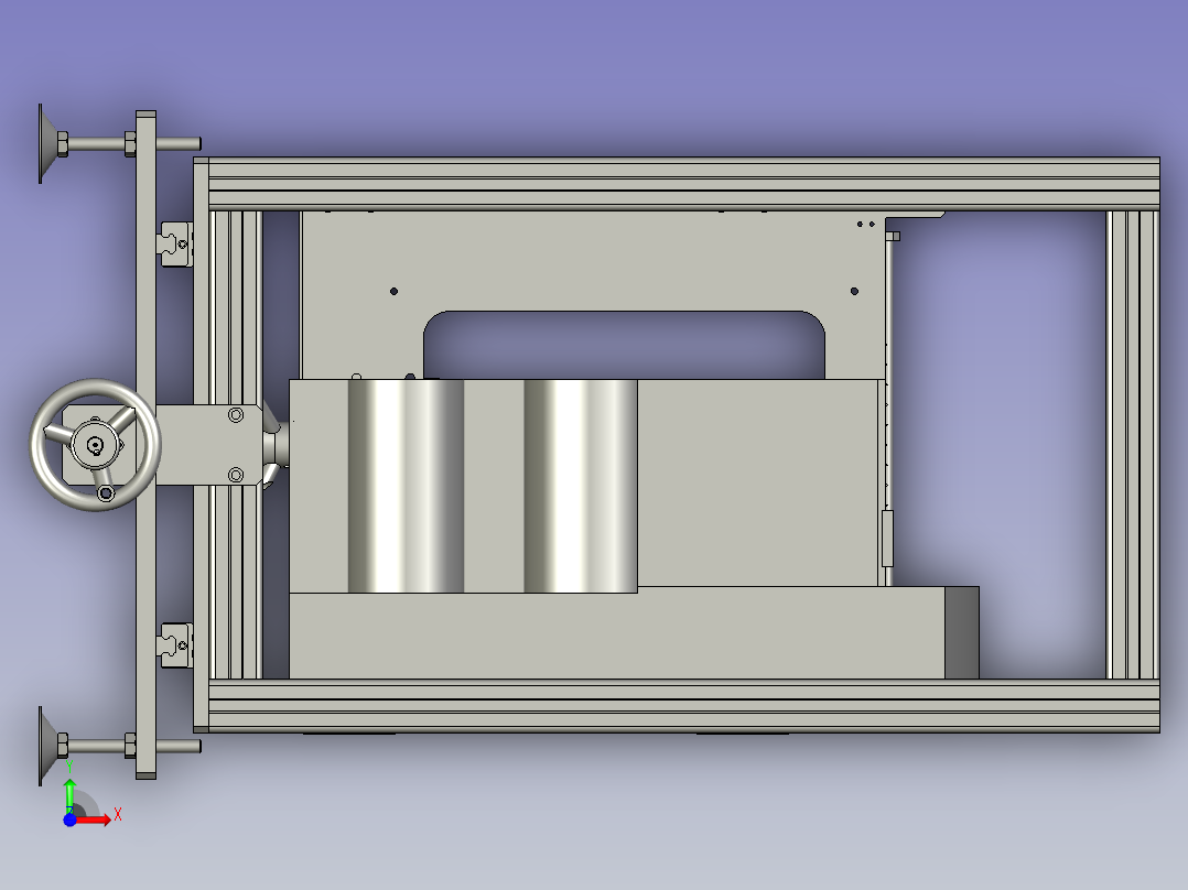 打印贴标机前视图