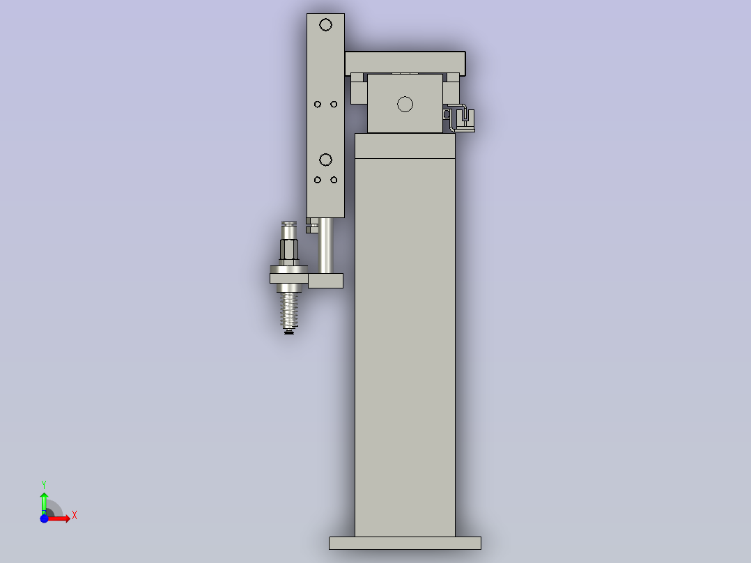 螺母上料机构MSLASM前视图