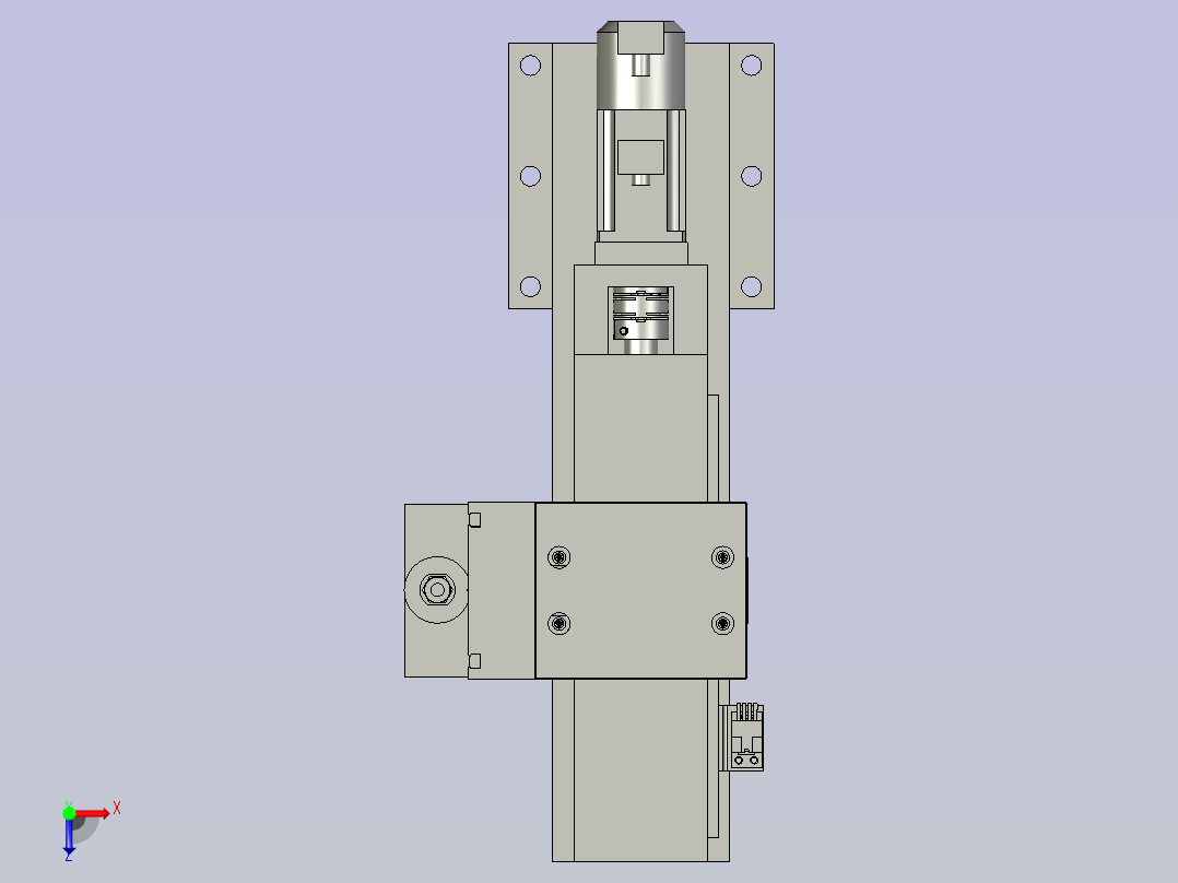螺母上料机构MSLASM俯视图