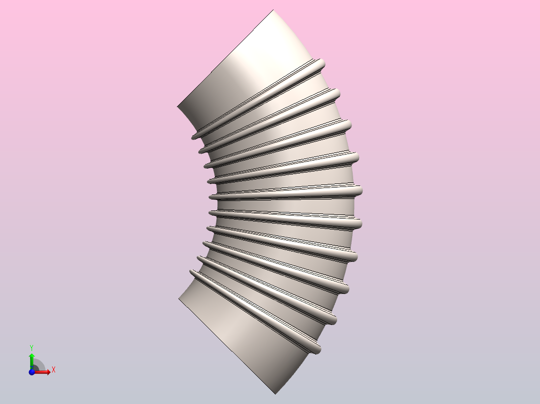 波纹管 (2)前视图