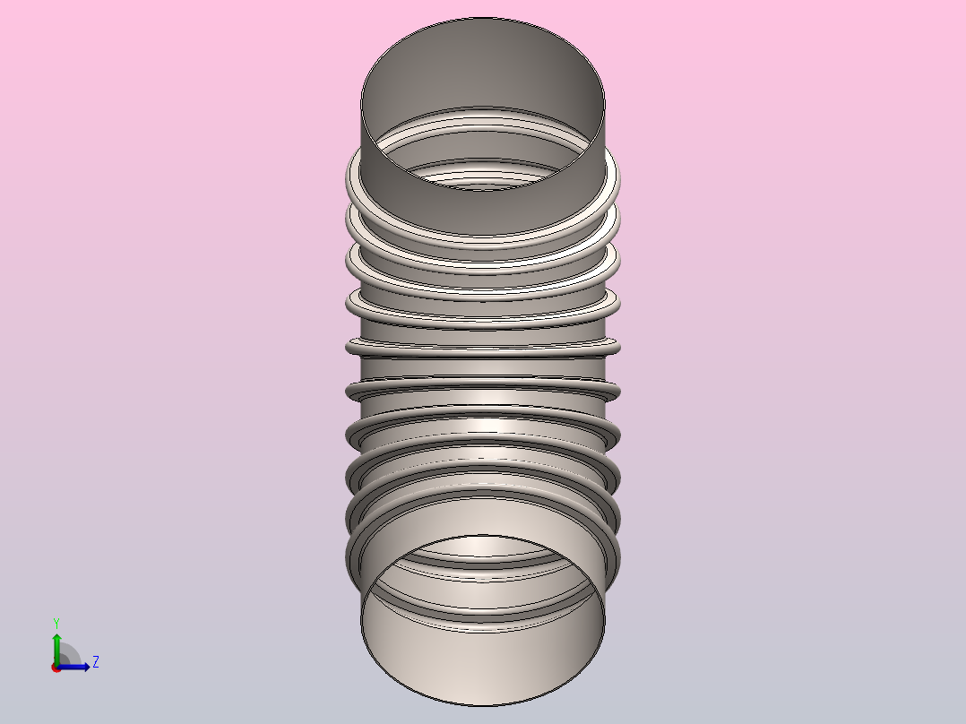 波纹管 (2)左视图