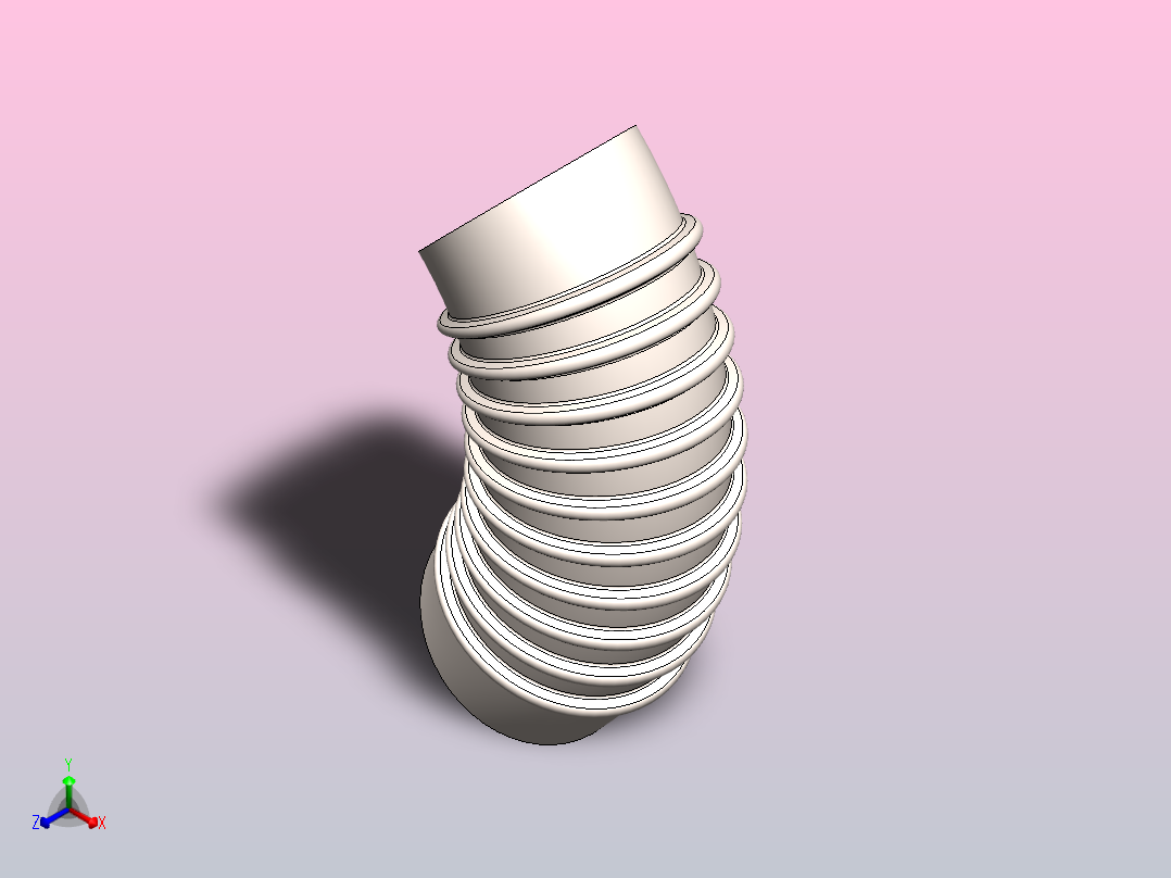 波纹管 (2)正等轴测图