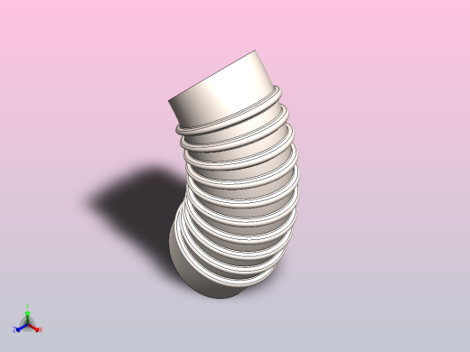 波纹管 (2)正等轴测缩略图