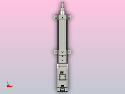 轻载电动缸TPA-ESR40-1210C-L50-M-LB-W-P40-C3前视缩略图