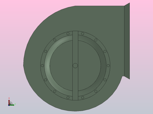 FS1.60、1.45型单相双进风风机[FS1.45b]前视缩略图