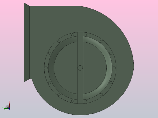 FS1.60、1.45型单相双进风风机[FS1.45b]后视缩略图