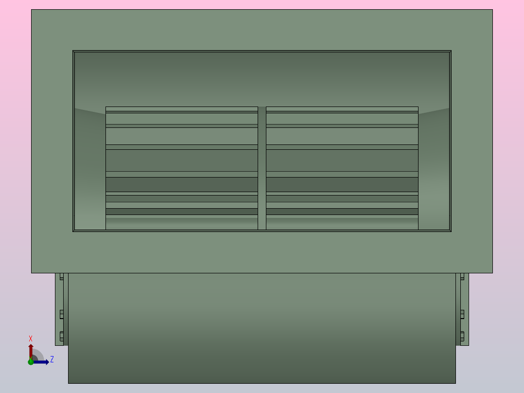 FS1.60、1.45型单相双进风风机[FS1.45b]右视图