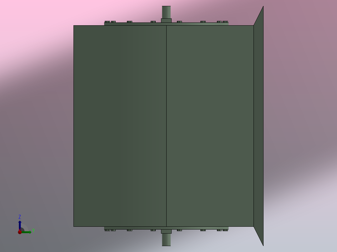 FS1.60、1.45型单相双进风风机[FS1.45b]俯视图