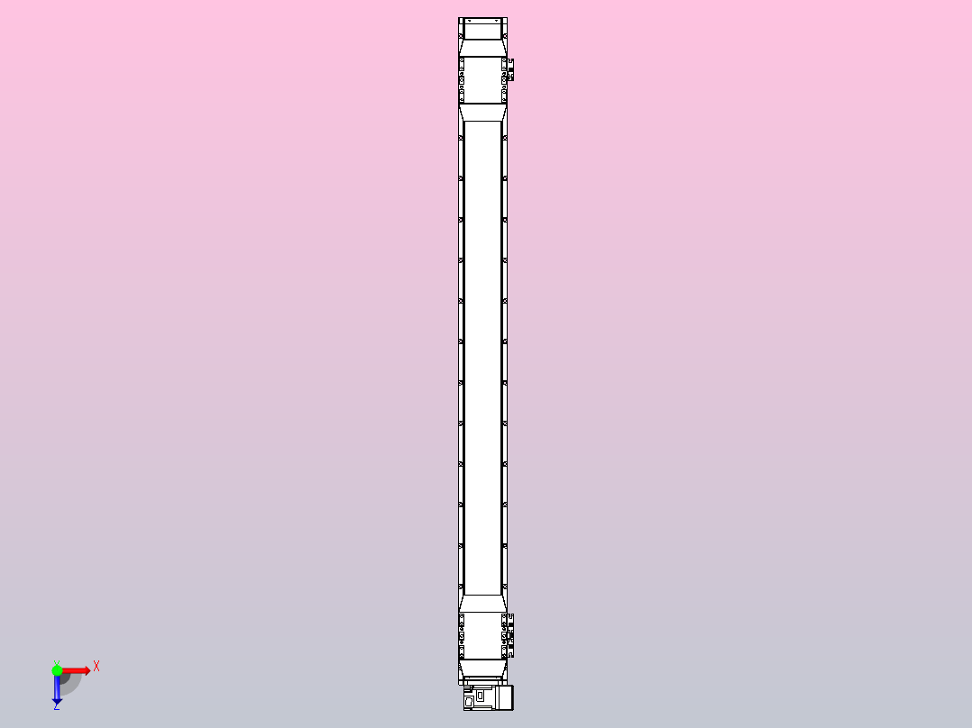 皮带直线轴双滑块型TPA-GCBS-120-P70-L575-RU-M20-N3俯视图