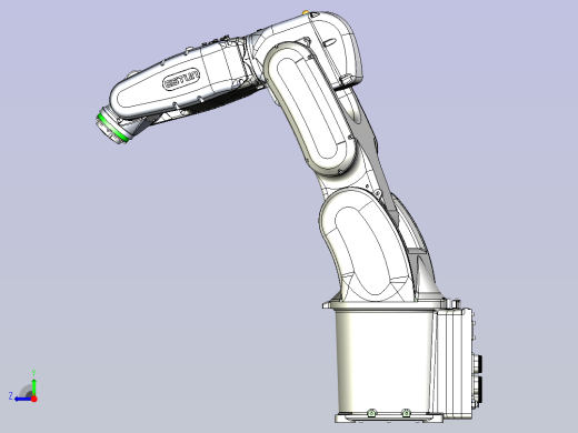 埃斯顿-ER6-730机器人3D模型右视缩略图