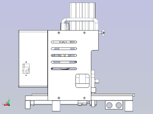 一款料带裁切治具3D图后视缩略图