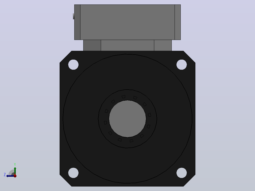 FABR-115-L2精密行星减速机[FABR115-35-S1-P1]右视图