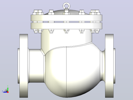 H44W-Class-300Lb API美标铸钢止回阀[65]右视缩略图