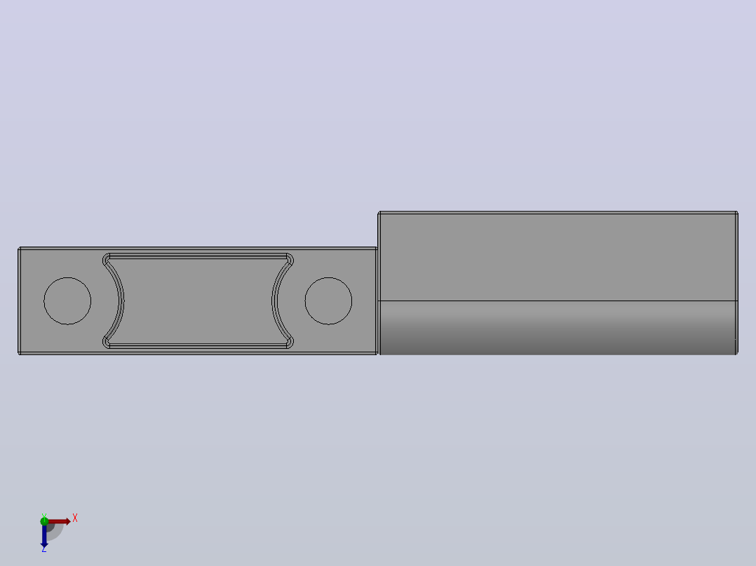 CL-204[CL204-1]铰链，合页俯视图