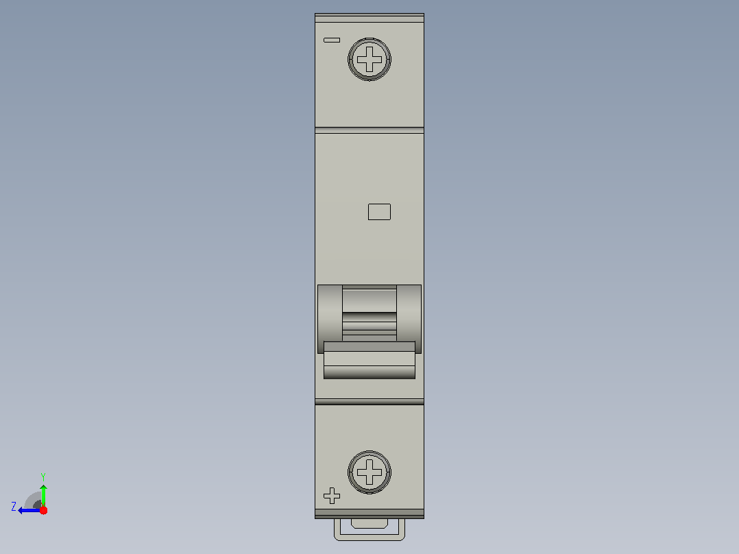 MCB正泰电器NB1-63DC右视图
