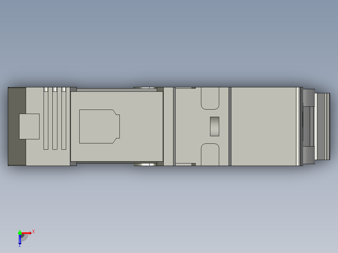 MCB正泰电器NB1-63DC俯视图