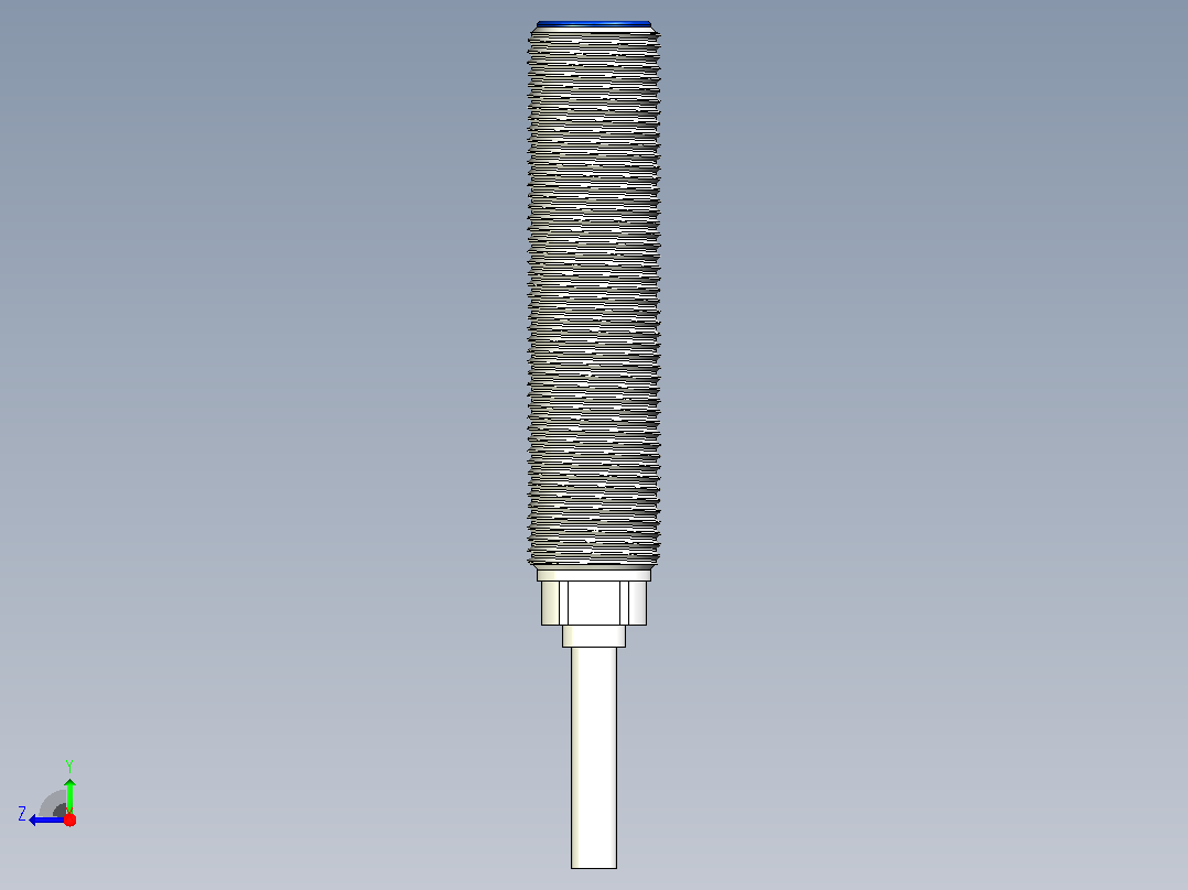 接近开关传感器ZJL51-F-2-M12-N-C右视图