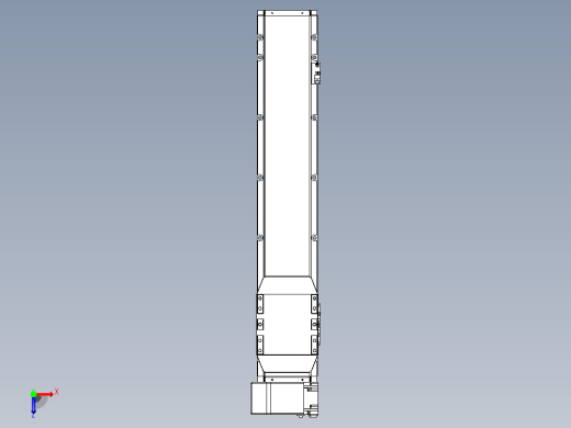 机器人皮带驱动直线轴TPA-GCB-150-P80-L600-LP-M75-N3俯视缩略图