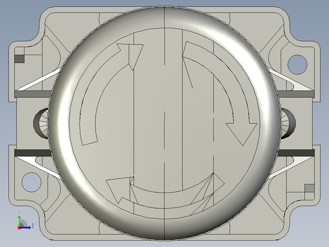 平头按钮开关XB2BS442C左视图