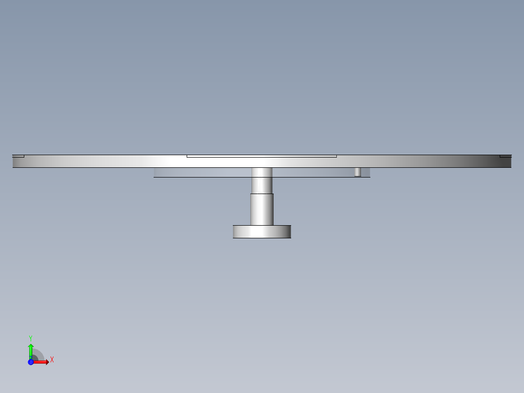 吸附旋转滑台前视图
