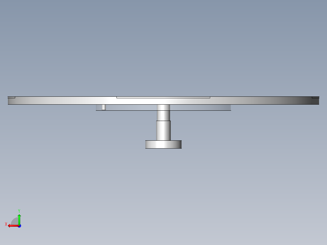 吸附旋转滑台后视图