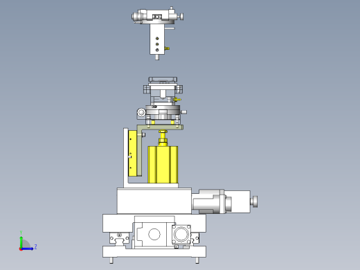 芯片压接机构左视缩略图