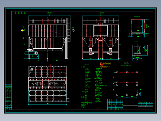 PPWS9626脉冲袋式除尘器施工图