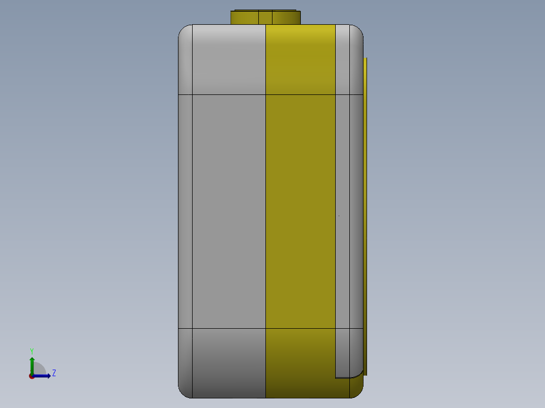solidworks 创意闹钟左视图