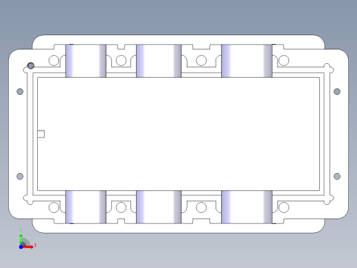 减速箱底座前视缩略图