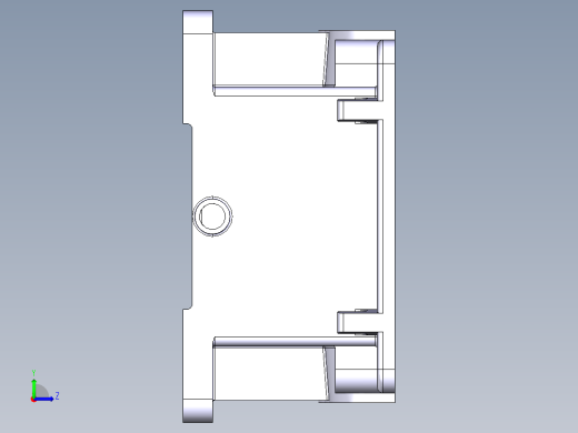 减速箱底座左视缩略图