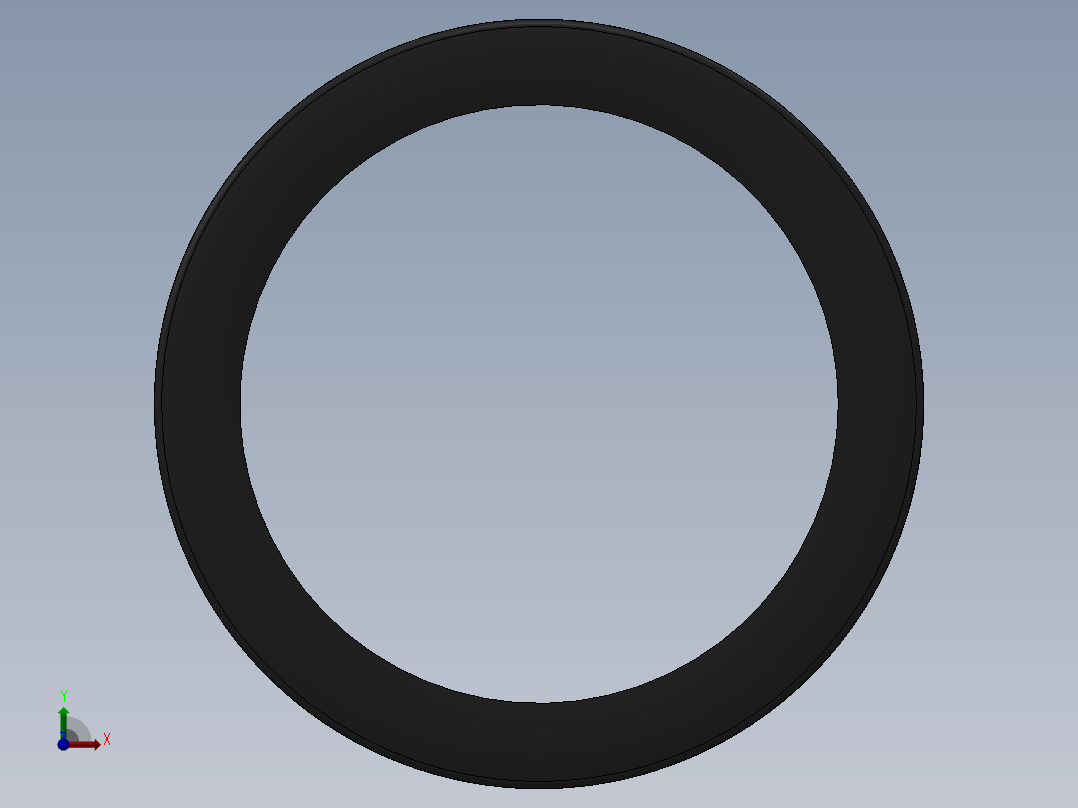 汽车 轮胎3D模型前视图