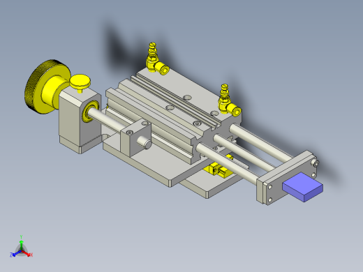 气缸位置调整机构